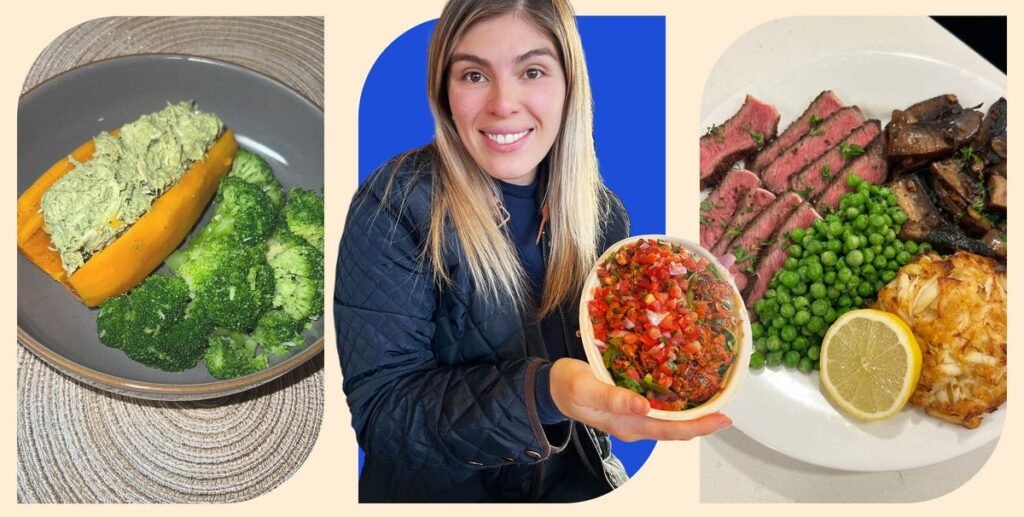 Prato colorido com alimentos frescos e integrais, refletindo uma dieta livre de alimentos ultra-processados.