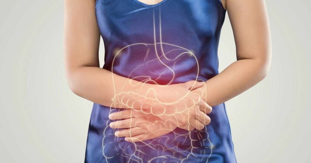 Ilustração da conexão entre o intestino e as emoções, representando o conceito de 'segundo cérebro'